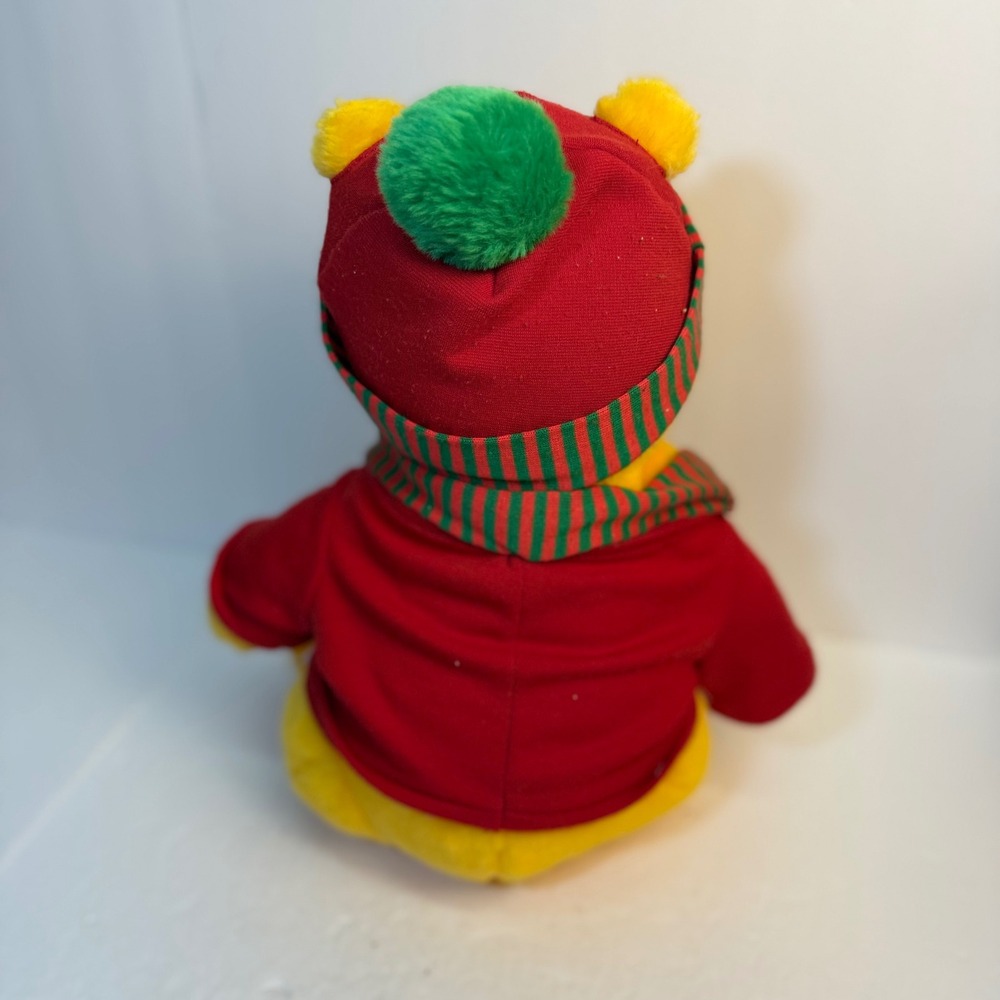 Disney Winnie the Pooh Plush Mattel Arcotoys Christmas Winter Hat Scarf 12 inch - Picture 3 of 8